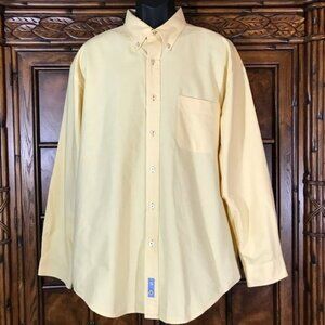 Alexander Julian Colours Yellow 100% Cotton Button Down Shirt